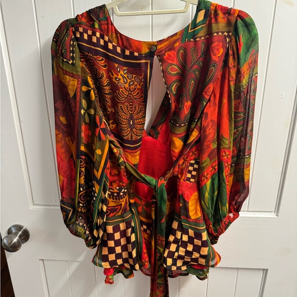 FARM Rio Multicolor Patterned Blouse - Picture 2 of 4
